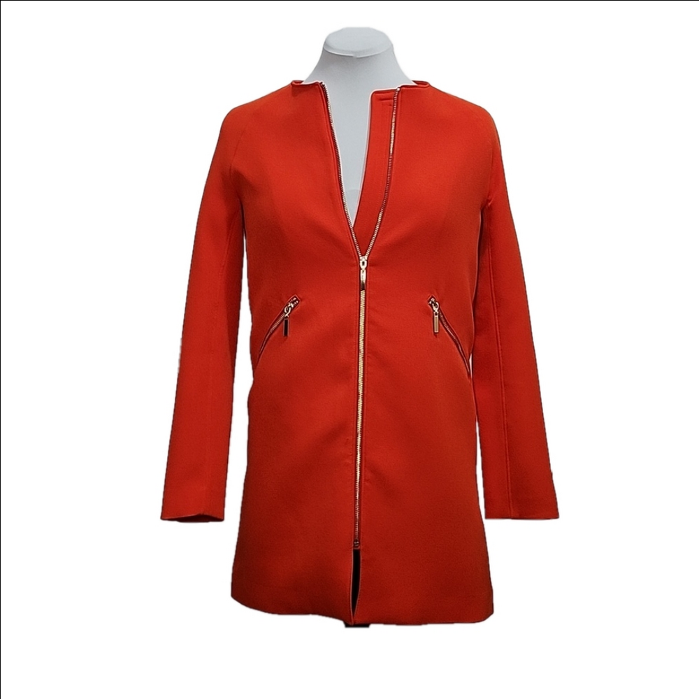 H&M Orange golden all lined jacket - Picture 3 of 11